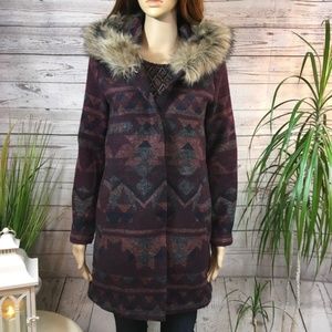 BB Dakota Jacket with Faux Fur hood XS
